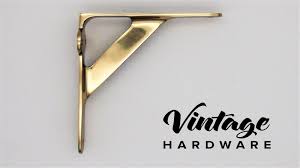 Make an offer on the perfect piece today! Polished Brass Shelf Bracket