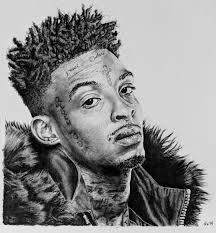 21 Savage Charcoal Graphite 9x10 Https Ift Tt 2zdxb2r 21 Savage Hip Hop Artwork Art
