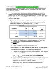 In every study in the table, the case control design requires a smaller sample than does the cohort study to detect the same level of increased risk. Hea 855 Principles Of Epidemiology 16 Week Course Application Activity 2 Page 1 Course Hero
