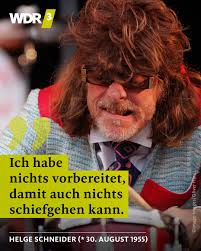 Helge schneider originally did stormy monday blues, sweet georgia brown, isn't she lovely?, i feel good and other songs. Wdr 3 Eine Strategie Die Man Sich Viel Haufiger Zu Herzen Nehmen Sollte Herzlichen Gluckwunsch Zum 65 Geburtstag Helge Schneider Facebook