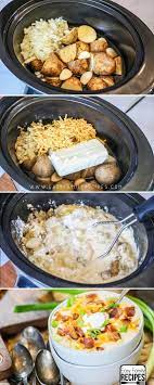 My Husband Said This Is The Best Soup Loaded Potato Soup Crock Pot Recipe Crockpot Slowcooker Soup Recipes Cooker Recipes Potato Soup Crock Pot