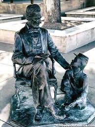 Rapid city downtown map click to see large. Statue 16 Abraham Lincoln Rapid City South Dakota