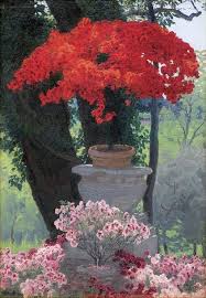 Edward Okun Villa Borghese Jardin Du Lac 1913 In 2020 Simple Wall Art Painting Beautiful Morning Pictures