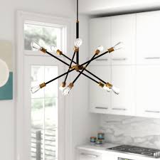 Foundstone Everett 10 Light Unique Modern Linear Chandelier Reviews Wayfair