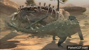 Tarchia (chinese for brainy) earned its name not because it was particularly. Bestinslot Plays Walking With Dinosaurs Wonderbook Tarchia Defeats Tarbosaurus On Make A Gif