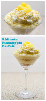 Quick And Easy Dessert 5 Minute Pineapple Parfait Plus Printable Quick Desserts Easy Desserts Quick Easy Desserts