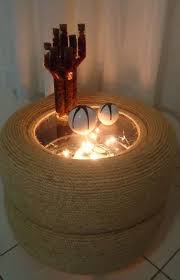 Araba Lastiginden Sehpa Yapimi Upcycled Furniture Diy Tire Furniture Upcycled Home Decor