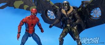 Homecoming director jon watts spoke about the nature of vulture's costume, and the importance of it's a very tech based approach to how the vulture would build a wing suit and how he would fly. Hasbro Spider Man Homecoming Legends Stark Tech Spidey And Vulture Video And Quick Pics Fwoosh