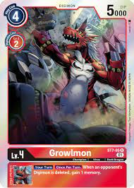 Growlmon - Starter Deck 07: Gallantmon - Digimon Card Game
