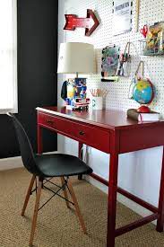 Boy S Desk Area Our Fifth House Boys Desk Room Desk Bedroom Desk