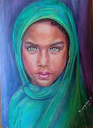 Artist Georgia O'Keeffe at home with mobile, by artist Alexander Calder  (1980). The American Southwest.