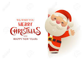 Check spelling or type a new query. Happy Cute Santa Claus Stands Behind Signboard Advertisement Royalty Free Cliparts Vectors And Stock Illustration Image 113301751