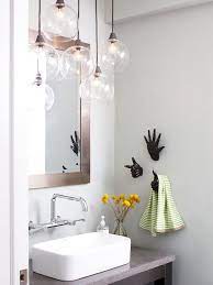 Bathroom pendant lights fill in gaps of light you may be missing from insufficient wall lighting or a lack of natural light sources. Our Best Bathroom Lighting Ideas Bathroom Pendant Lighting Small Bathroom Vanities Bathroom Design Small