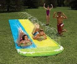 Slip And Slide Gardening For Kids Summer Fun Garden Water Slide