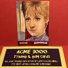 Unstoppable HAMMER Horror Series 1 WESTLEY SMITH Sketch CASE TOPPER Card  SK1