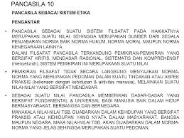 Concepto y significado de normas morales: Pancasila 10 Pancasila Sebagai Sistem Etika Pengantar Ppt Download