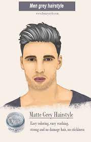 Men Hairstyle And Haircuts Grey Wax Grey Hair Pomade 2017 Hairstyle For Guys Mens Hairstyles Hair Pomade Hairstyle
