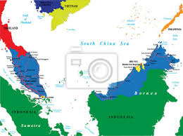 Und schwupps sind wir in malaysia. Malaysia Karte Leinwandbilder Bilder Putrajaya Kuala Lumpur Phnom Penh Myloview De