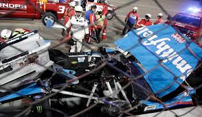 For some reason, 73 cars started on the track that day — on saturday, february 13th — and it took only one lap for 37 of them to be knocked out of commission. Valley News Almirola Released After Fiery Crash