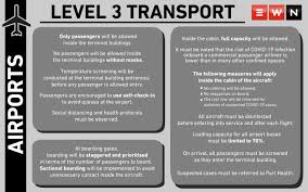 From 18 august, south africa moved to lockdown level 2. On The Go Transport Sector Regulations On Level 3