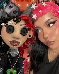 part ✌️ of our cool customers . . . . . . . . . . . Coraline, coraline  doll, diy coraline doll, custom coraline doll, boo basket ideas, Halloween  #coraline #coralinedoll #diycoralinedoll #customcoralinedoll #halloween  #boobasketideas