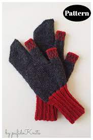 A pair of handmade mittens makes a great gift for yourself or a loved one. Trigger Finger Mittens Knitting Patterns Knitting Patterns Knitting Gloves Pattern