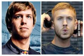 Sebastian vettel) was born in heppenheim, germany. Sebastian Vettel Got A Haircut And Became Calvin Harris 9gag