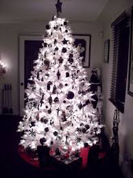 Black White Christmas Tree Ideas White Christmas Trees White Christmas Tree Decorations White Christmas Decor