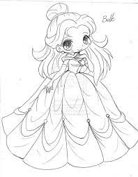 Just mention the names like snow white, rapunzel, ariel, cinderella, belle, mulan, and others, familiar in the side of children. Chibi Disney Princess Coloring Pages Joyride Drawing