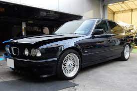 ビルシュタインbtsキットを装着したbmw e34の540の車高はこんな感じ オート スクエアー エノモト スペシャルショップ autocar japan 車 オート 装着