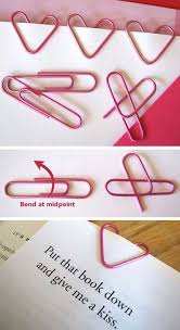 Diy Heart Bookmark Best Diy Ideas Paper Clips Diy Diy Craft Tutorials Heart Bookmark