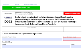 Iata care sunt termenele limita pentru declaratiile fiscale! Reminder 7 Aprilie Termenul Limita Pentru Depunerea Formularului 092