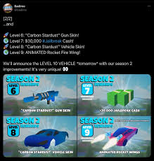 If a crew member dies, they will respawn in their leader's. Rtc On Twitter News Jailbreak Season 2 Awards Have Been Announced They Are Space Themed And There Is A Multitude Of Rewards To Level 9 Read Here Https T Co Y19qfmr2qt