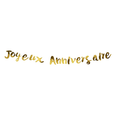 Guirlande Joyeux Anniversaire Dore Decoration A Suspendre Decoration De Fete Fetes Et Evenements Gifi Joyeuse Anniversaire Joyeux Anniversaire