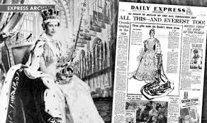 Image result for post magazine cover of Coronation of Queen elizabeth II