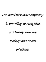 Narcissistic Personality Disorder Some Telling Excerpts Lack Of Empathy Is One Of The Most Striking Features Of People With Narcissistic Pers Toxic Bi