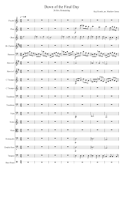 Check spelling or type a new query. Dawn Of The Final Day The Legend Of Zelda Majora S Mask Sheet Music For Violin Trombone Flute Tuba More Instruments Mixed Ensemble Musescore Com