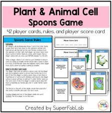 Three structures that plant and animal cells have in common. Plants And Animals Cells Game Worksheets Teachers Pay Teachers