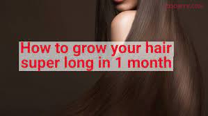 Rinse hair with cold water to make it grow. How To Grow Your Hair Super Long In 1 Month