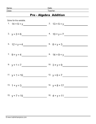 Click to print algebra worksheets below. Free Algebra Worksheets Pdf Downloads Algebra Order Of Operations Math Champions