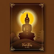 Happy Vesak Day Gradient Art Art Holiday Clipart Buddha Birthday