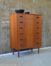 60er Teak Kommode Highboard Danish Design 60s Chest Cabinet Vodder Hvidt Era Ebay Retro Mobel Kommode Mobel Furniture