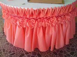 Very elegant and popular, used for wedding, party, etc. 9 Table Skirting Ideas Table Skirt Wedding Table Table Decorations