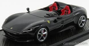 La división special projects ha tomado como punto de partida el ferrari 812 superfast y. Bbr Models Bbrc221a Masstab 1 43 Ferrari Monza Sp2 2018 New Black Daytona Met