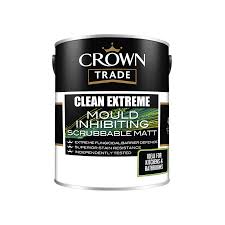 Maybe you would like to learn more about one of these? Crown Trade Clean Extreme Mould Inhibiting Scrubbable Matt Mould Inhibiting
