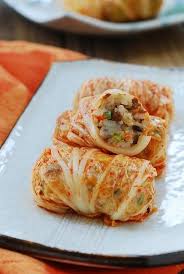 Kimchi Ssambap Kimchi Wrapped Rice Rolls Cooking Rice Rolls Recipes