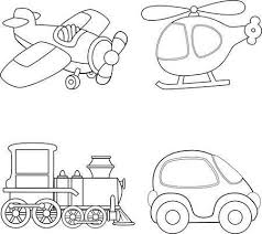 Puzzle 3d lemn racheta de colorat ugears models. Cartoon Transport Coloring Book In 2021 Coloring Books Cute Coloring Pages Book Images