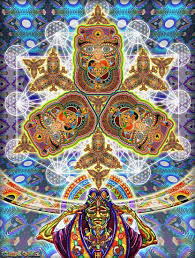 Healing Fractal Dimension Visionary Art Fractals Tapestry
