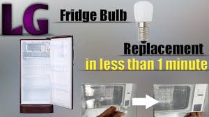 Early people used candles and oil lamps for light. Lg Refrigerator Bulb Replacement Video In Easy Steps Youtube