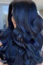 Jet black with dark blue tint #brunette #straighthair #. The Magical Power Of Blue Black Hair And What You Should Know About It